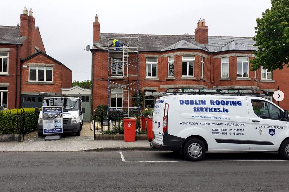 Dublin Roofing Services team at work in Dublin
