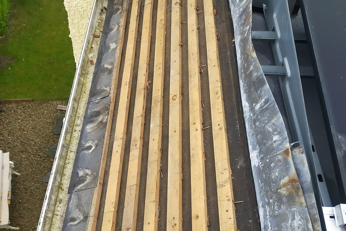 Completed roof repairs in Foxrock Dublin