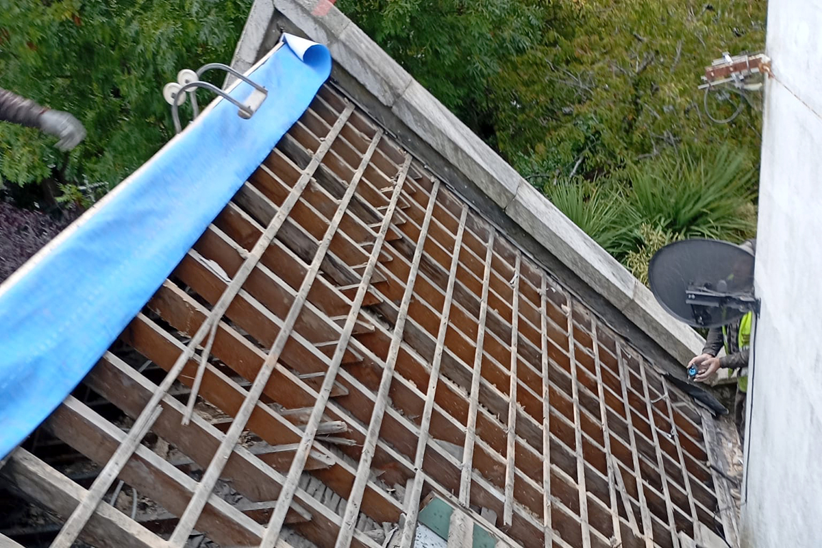 Completed roof repair in Dalkey Dublin